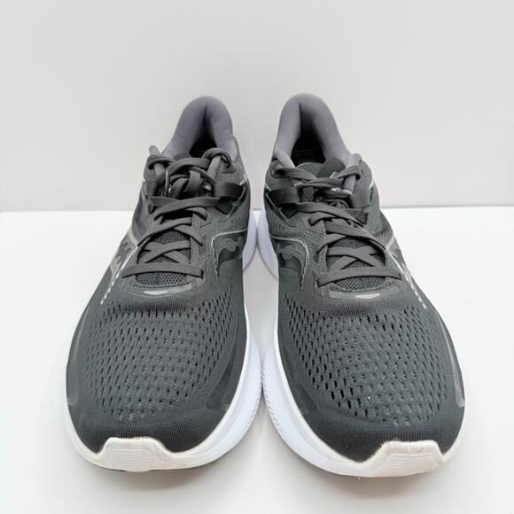 Saucony Ride 15 Mens Size 11 Black White Lace-Up Power Running Shoes S20729-05 - Picture 2 of 8